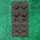 12 cavity 6 shape of Christmas candle Mould